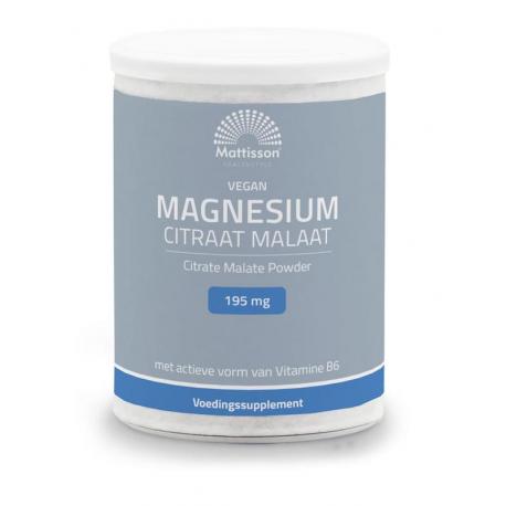 Magnesium citraat malaat met actieve vorm vit. b6