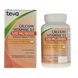Calcium / Vitamine D 500mg/800IE kauwtablet