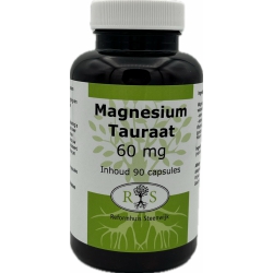 Magnesium Tauraat 60 mg 90 caps