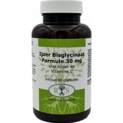 Ijzer bisglycinaat formule 30 mg 60 caps
