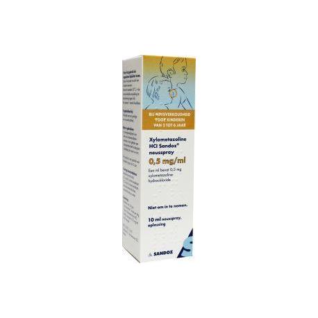 Xylometazoline 0.5 mg/ml spray