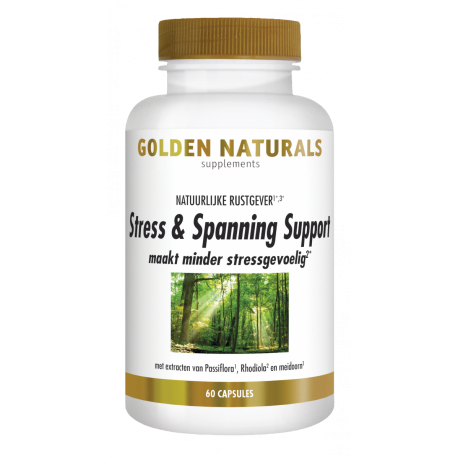 Golden Naturals Stress en spanning support 60 caps