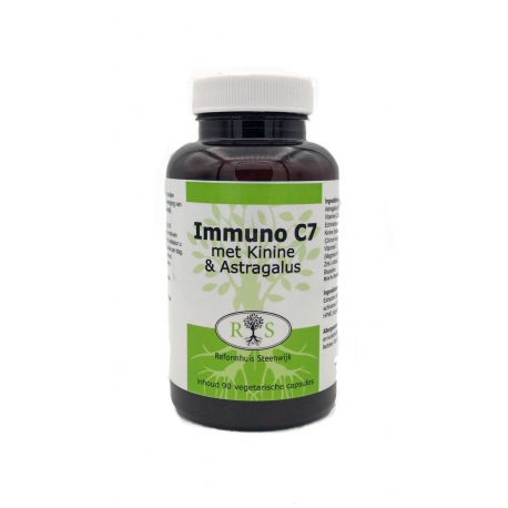 Reformhuis Steenwijk Immuno C7 met Kinine & Astragalus 90 vcaps