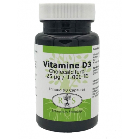 Vitamine D3 Cholecalciferol 25 ug / 1000 IE 90 caps